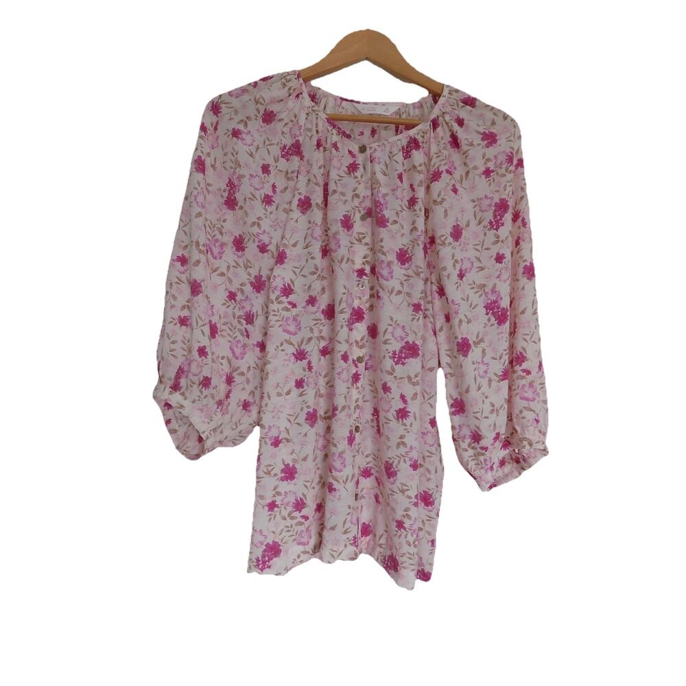 Lauren Conrad blouse floral boho size XL